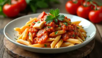 penne s kuřecím masem rychlý recept – Rychlý recept na penne s kuřecím masem
