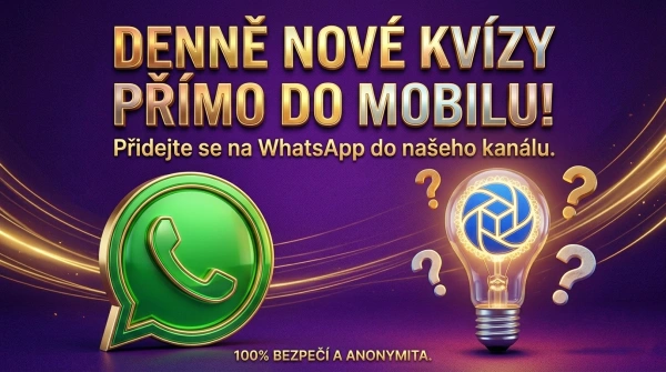 Denní kvízy přímo do mobilu přes WhatsApp