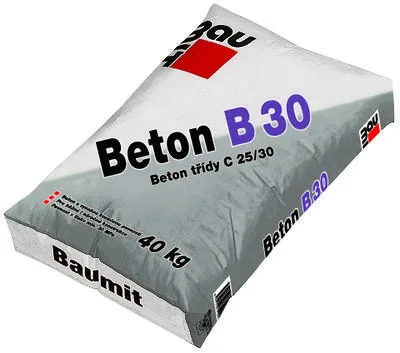 Sáček betonu B30 značky Baumit, váha 40 kg