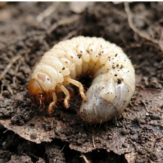 Larva chrousta na zemi - co to je a jak se zbavit