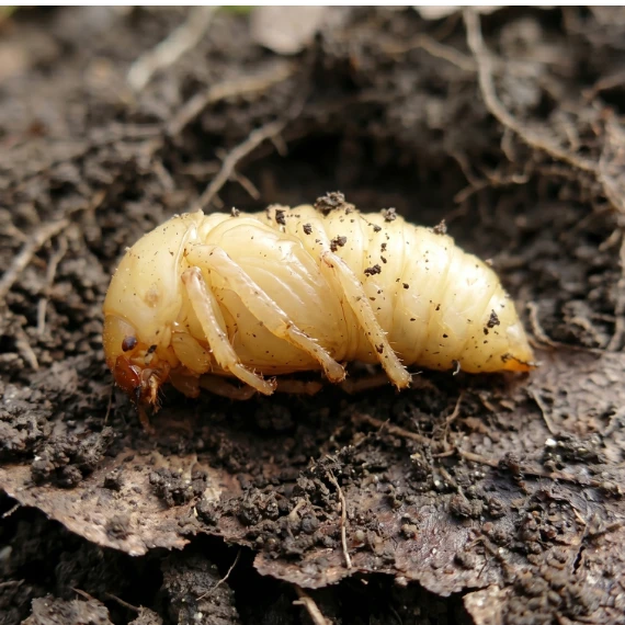 Larva chrousta na zemi - co to je a jak se zbavit